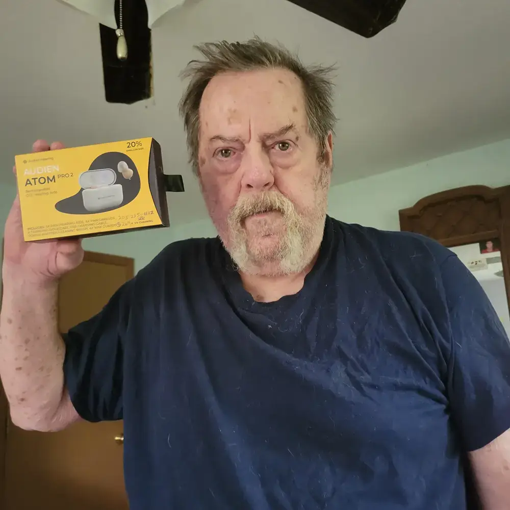 Audien Hearing Aids customer review photo 1 — satisfied user